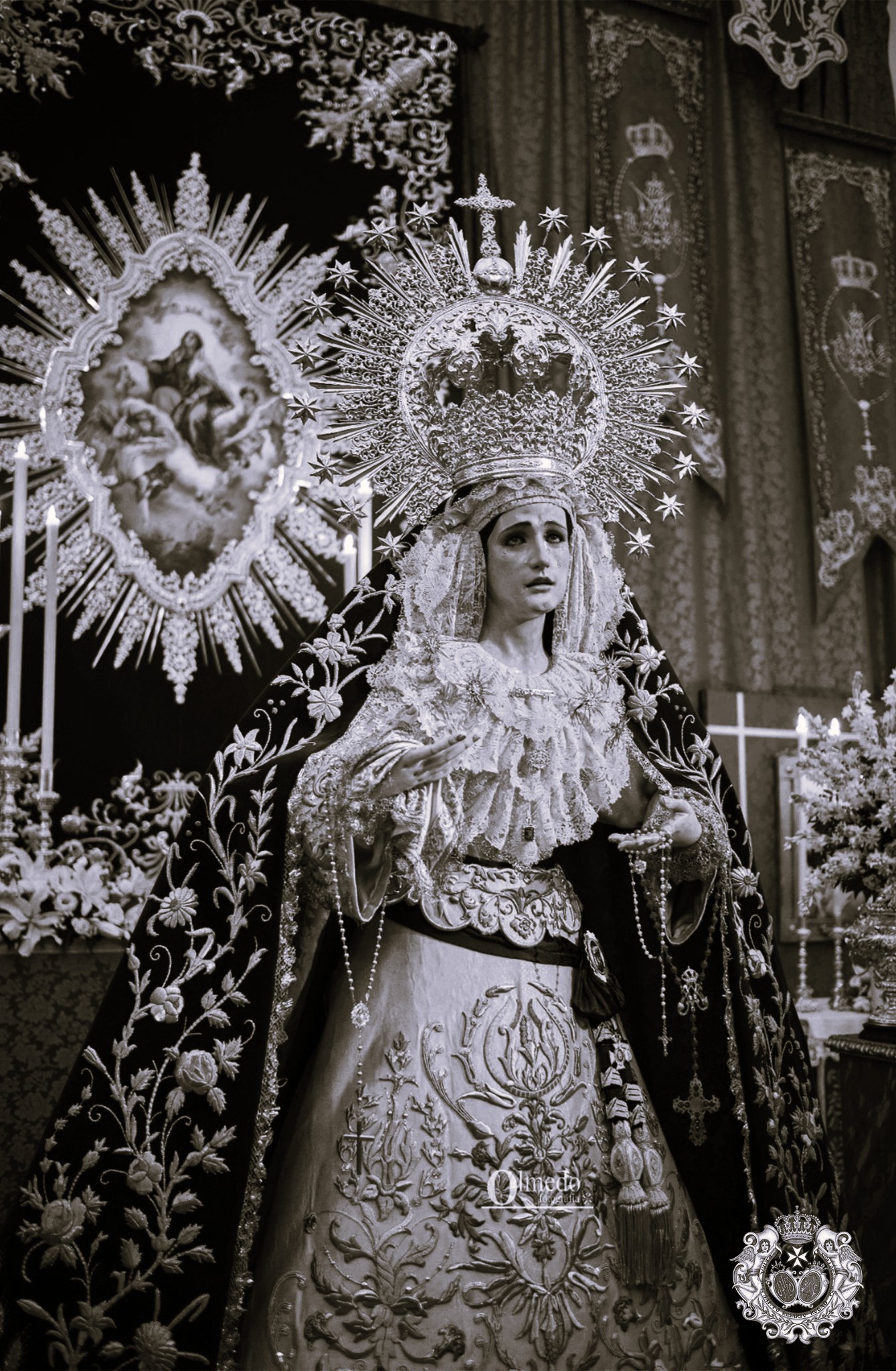 Foto de la virgen el 7 de Octubre